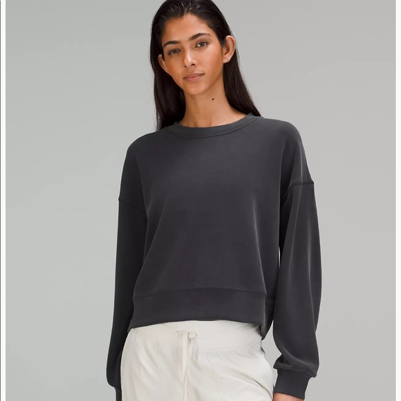 Lululemon Softreme Cropped Crew Sweater - Picture 1 of 5